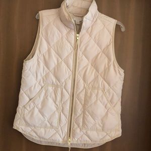 J Crew vest with gold zipper